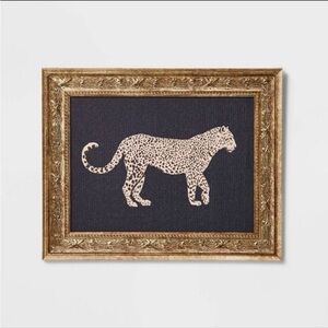 Studio McGee Cheetah Framed Wall Art Canvas 10" × 8"-Threshold